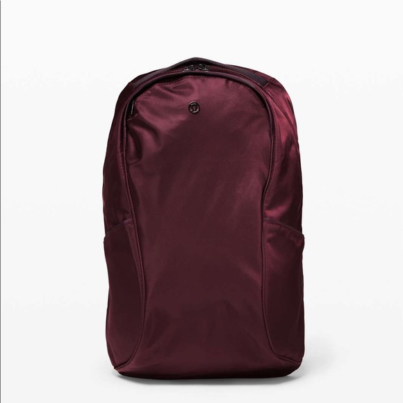 Lululemon Out of Range Backpack- Black Cherry